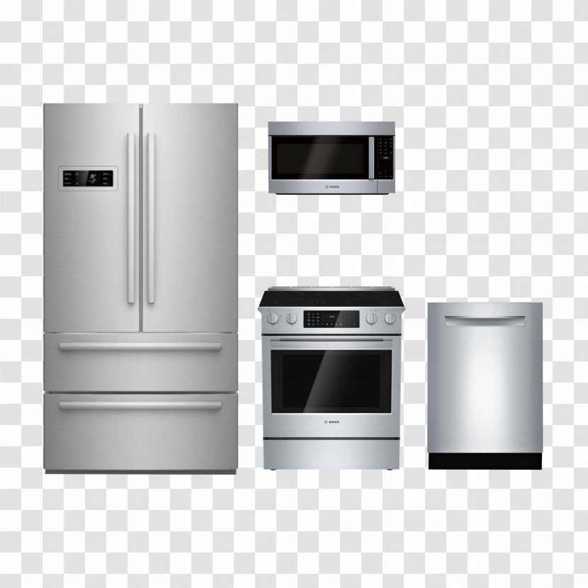 Refrigerator Electric Stove Home Appliance Cooking Ranges Kitchen - Practical Transparent PNG