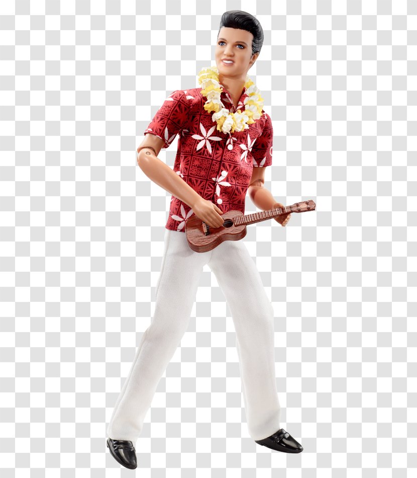 Elvis Presley Blue Hawaii Ken Barbie Doll - ELVIS Transparent PNG