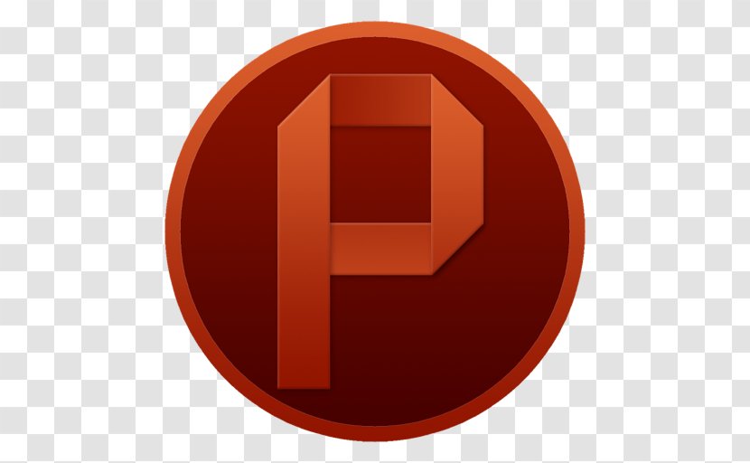 Symbol Orange Circle - PowerPoint Colour Transparent PNG