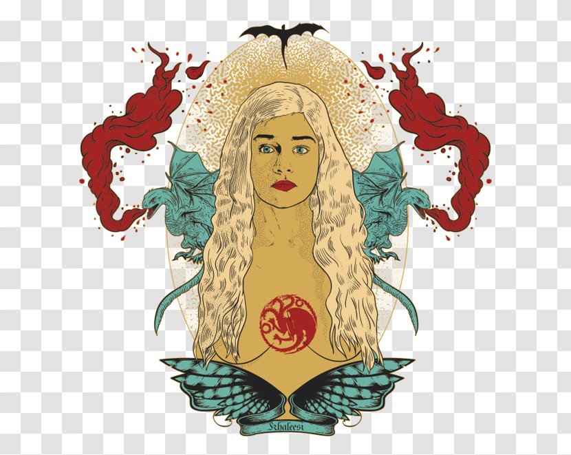 Game Of Thrones Daenerys Targaryen Drawing Fan Art - House - Stars Transparent PNG