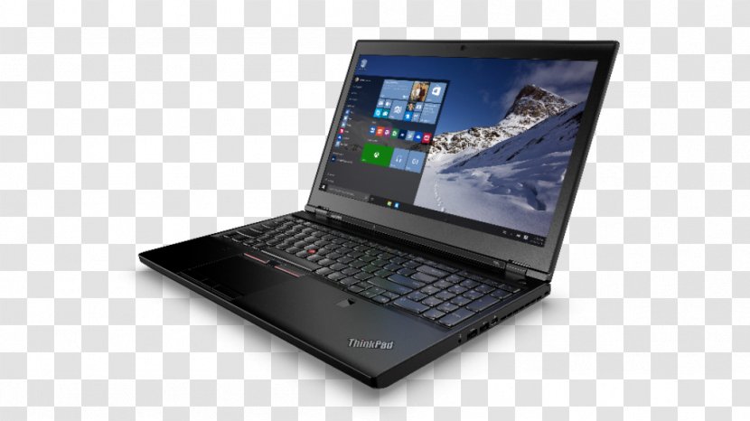 Laptop Intel Lenovo ThinkPad P50 Transparent PNG