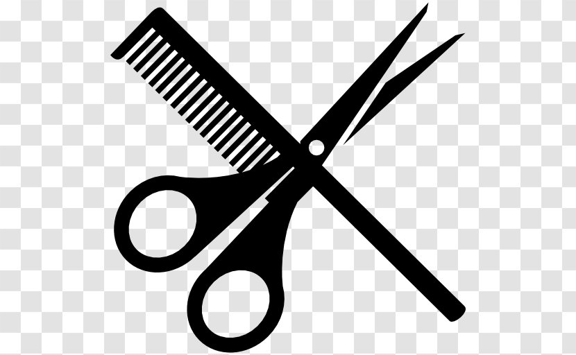 Comb Scissors Hairdresser Clip Art - Hair Shear Transparent PNG