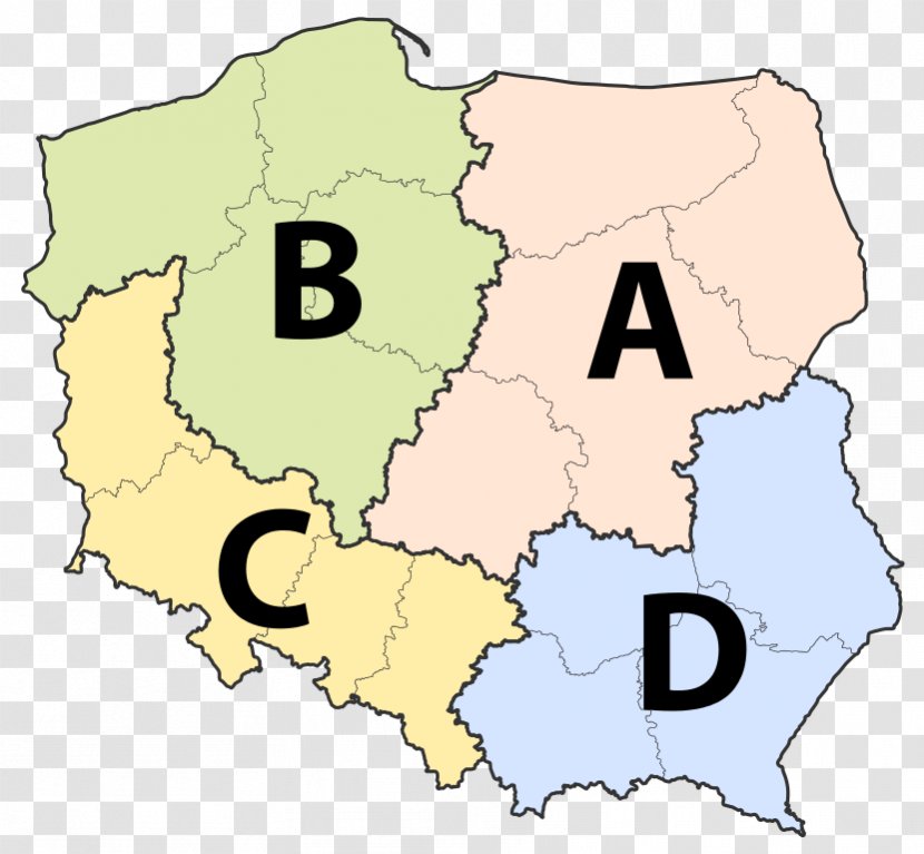 Poland Map Image Clip Art Region - Area Transparent PNG