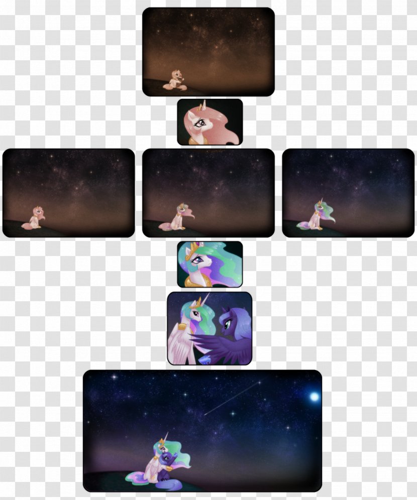 Rarity Pony Pinkie Pie Twilight Sparkle Rainbow Dash - Multimedia - Starry Sky Transparent PNG