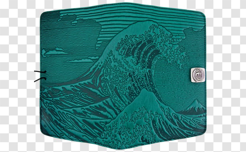 Wave Vector Green Pattern Turquoise - Teal - Hokusai Transparent PNG