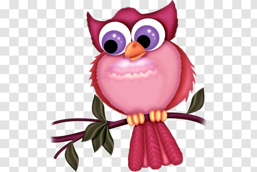 Owl Bird Illustration - Purple - Cartoon Transparent PNG