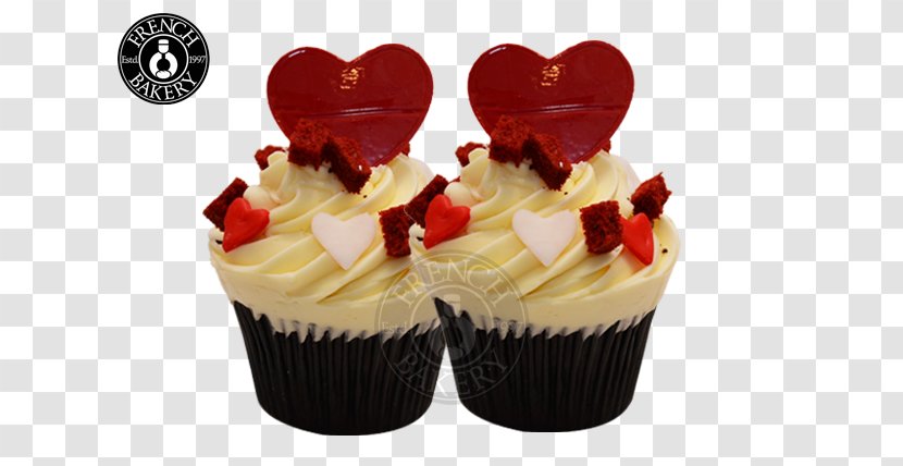Cupcake Red Velvet Cake Muffin Chocolate Pound - Icing Transparent PNG