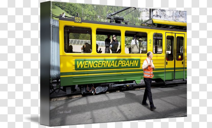 Railroad Car Trolley Train Rail Transport Public Transparent PNG