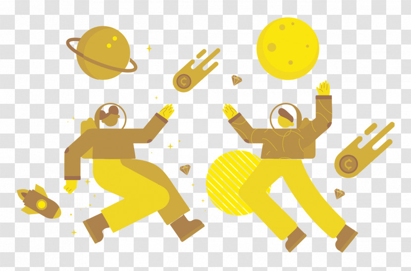 Human Cartoon Logo Behavior Yellow Transparent PNG