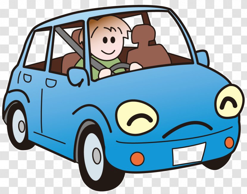 School Child - Used Car - City Animation Transparent PNG