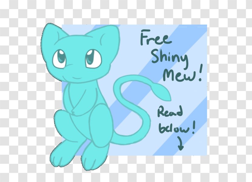 Cat Turquoise Tail Clip Art - Cartoon Transparent PNG