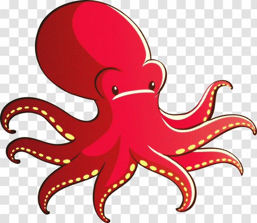 Octopus Giant Pacific Octopus Octopus Cartoon Animal Figure Transparent PNG
