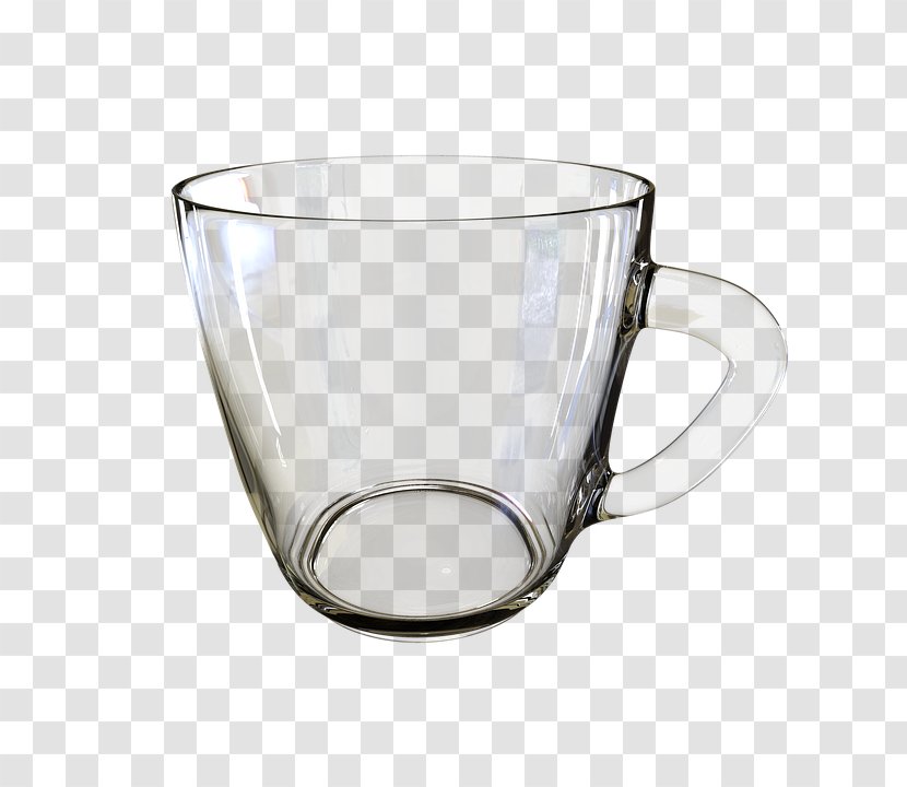 Coffee Cup Glass Mug Transparency And Translucency - Pixel Glasses Transparent PNG