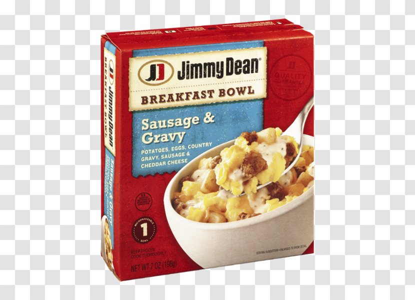 Breakfast Cereal Sausage Gravy Bacon - Jimmy Dean - Biscuits And Transparent PNG