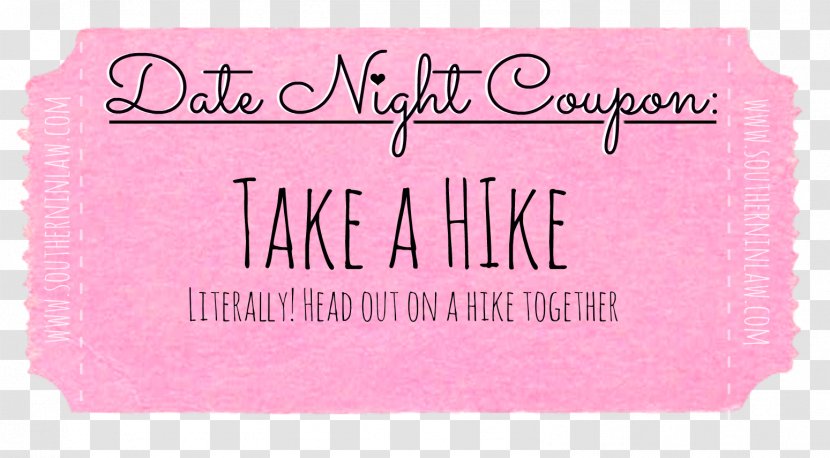 Coupon Picnic Voucher Lunch Food - Label - Take A Hike Day Transparent PNG