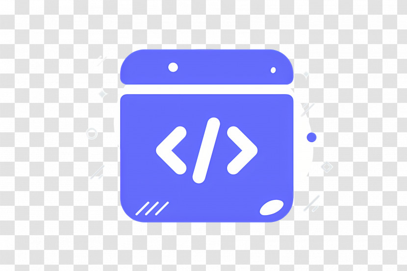Coding Symbol In Blue - Coding Symbol Illustration - Blue Theme ...