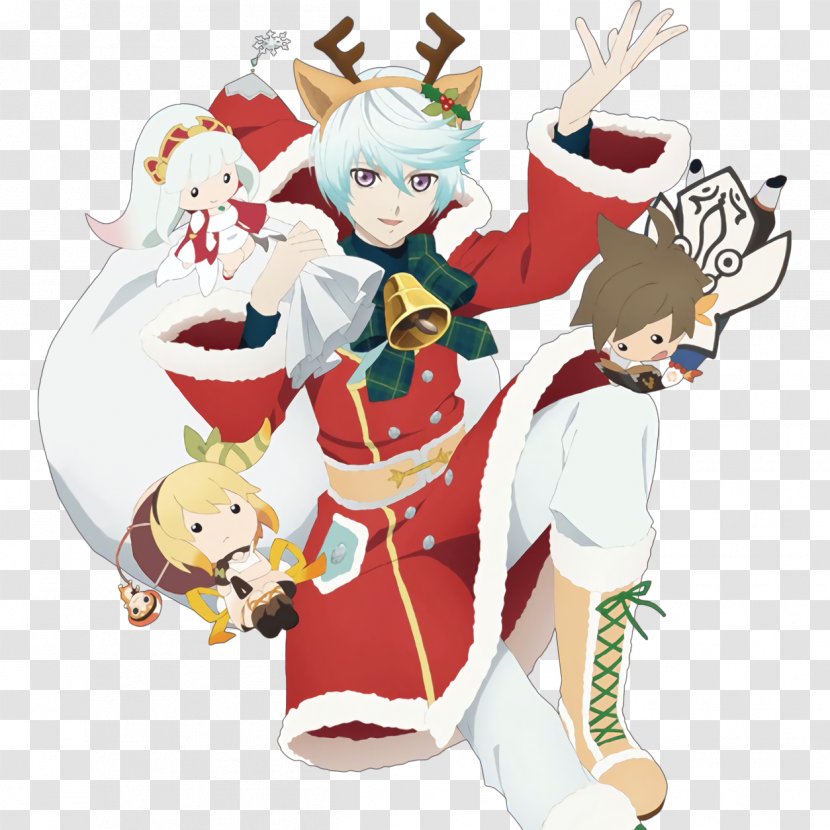 Tales Of Asteria Zestiria Link テイルズ オブ リンク Christmas - Silhouette Transparent PNG