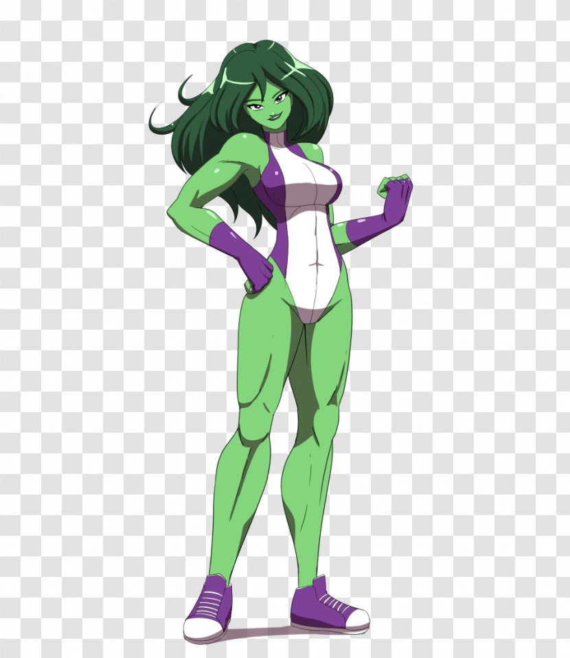 She-Hulk Betty Ross Spider-Man Fan Art - Silhouette - She Hulk Transparent PNG