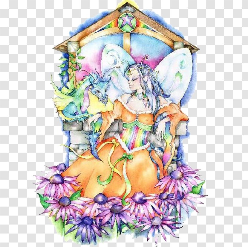 France Fairy Art Paper Illustration - Artist - Beauty Wizard Transparent PNG