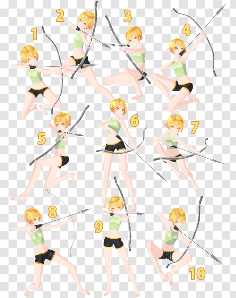 Archery Games Bow And Arrow Longbow - Cartoon Transparent PNG