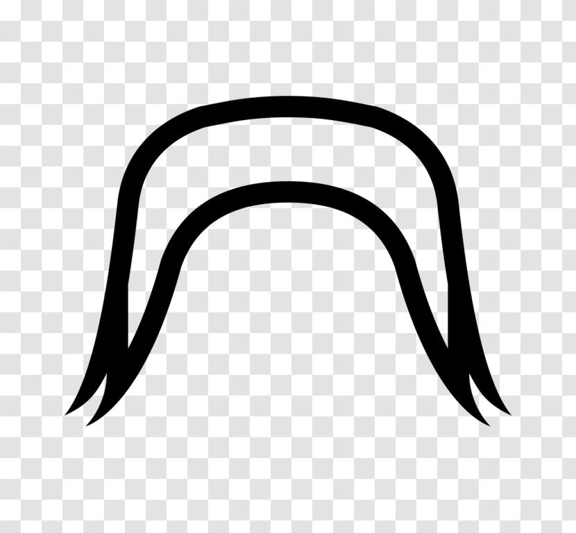 Black And White Desktop Wallpaper Clip Art - Moustache Transparent PNG