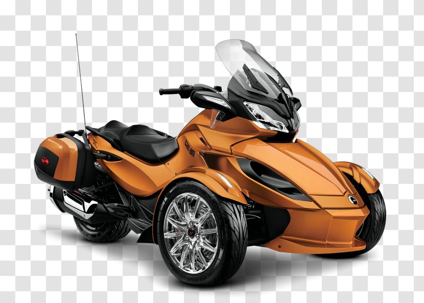Car BRP Can-Am Spyder Roadster Motorcycles Touring Motorcycle - Model Transparent PNG