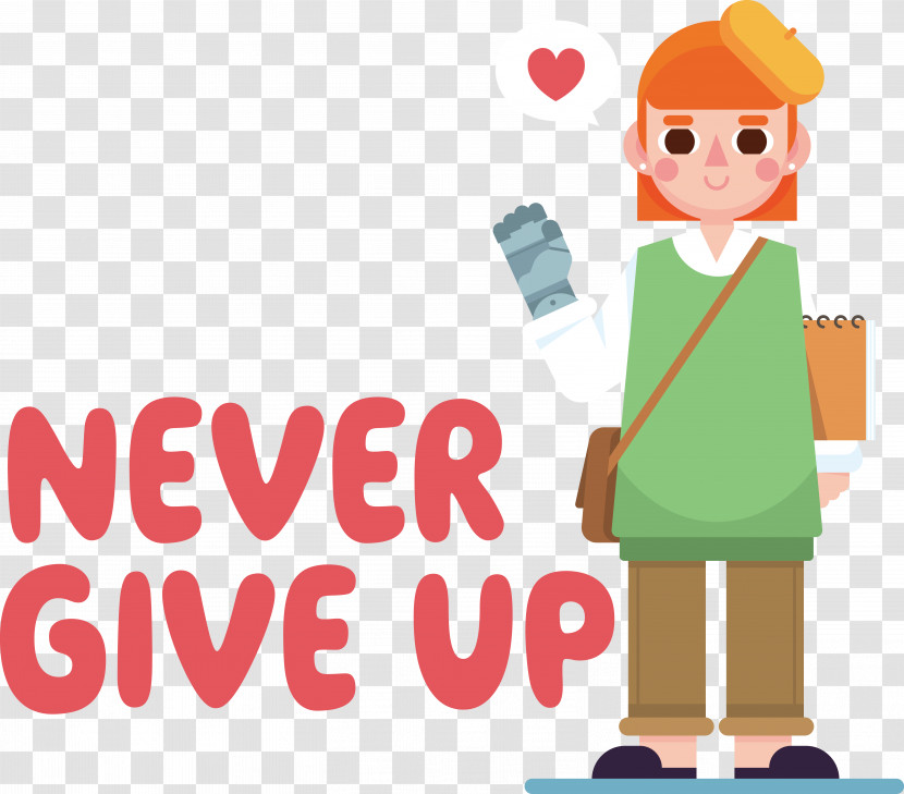 Disability Never Give Up Disability Day Transparent PNG