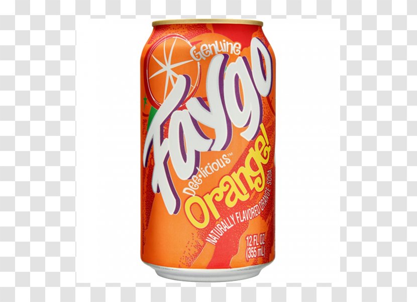 Orange Soft Drink Faygo Fizzy Drinks Cream Soda Transparent PNG