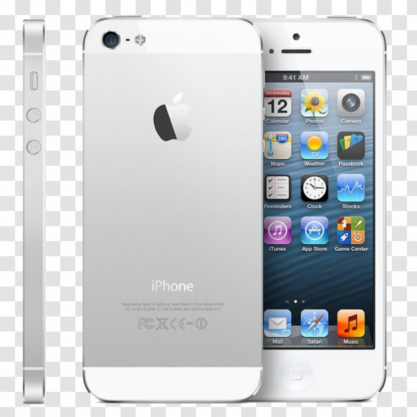 IPhone 5s 4 Apple - Portable Communications Device - Silver White Transparent PNG
