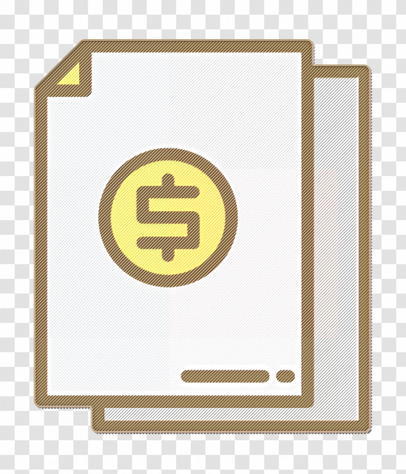 Files And Folders Icon Money Funding Icon Document Icon Transparent PNG