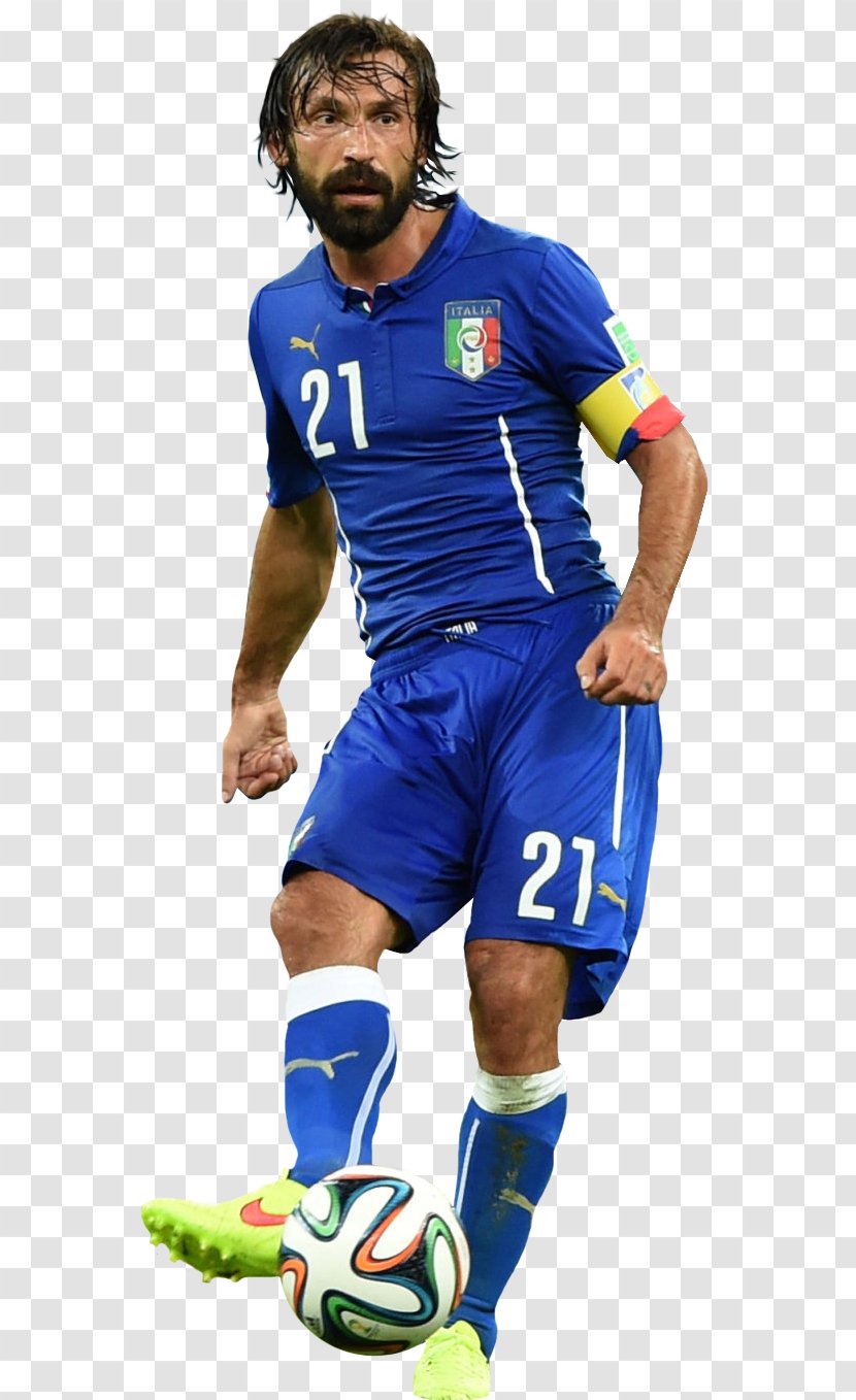 Andrea Pirlo Italy National Football Team Player Transparent PNG