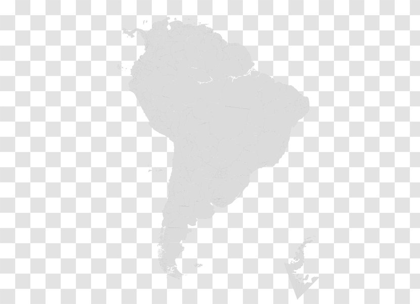 South America Blank Map Latin Creative Work - Wikimedia Foundation Transparent PNG