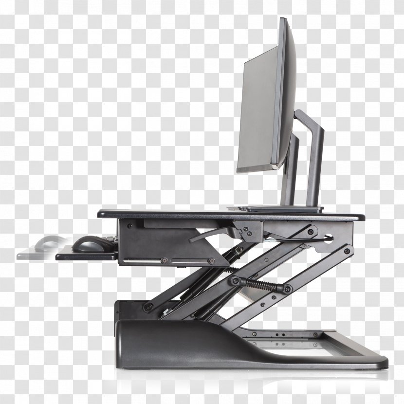 Sit-stand Desk Standing Sitting - Monitor Mount - Innovation Transparent PNG