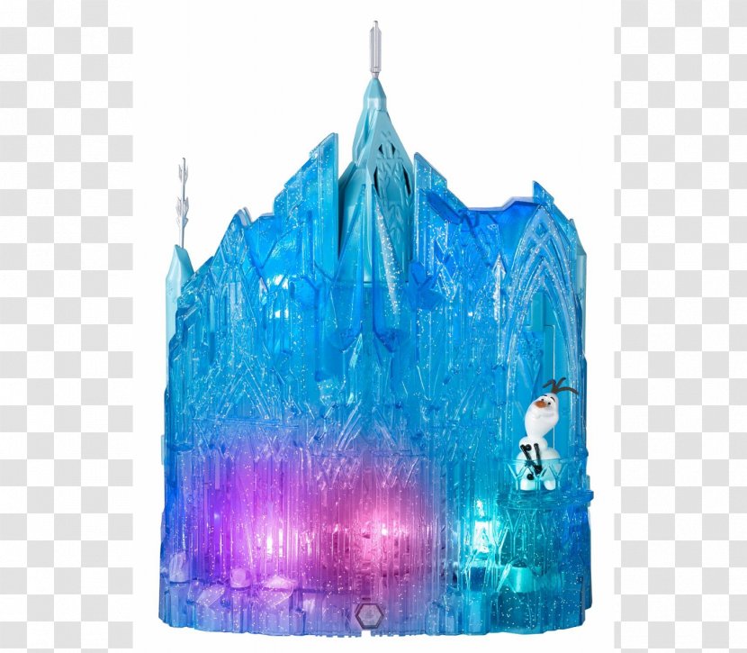 Elsa Olaf Toy Doll Ice Palace - Plastic - Frozen Transparent PNG