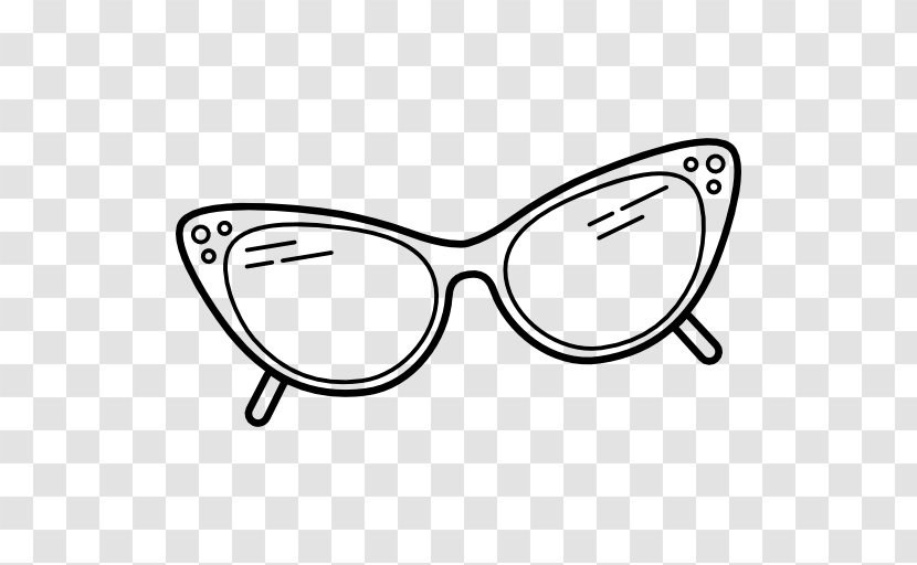 Sunglasses Goggles Clip Art - Area - Cat's Eye Transparent PNG