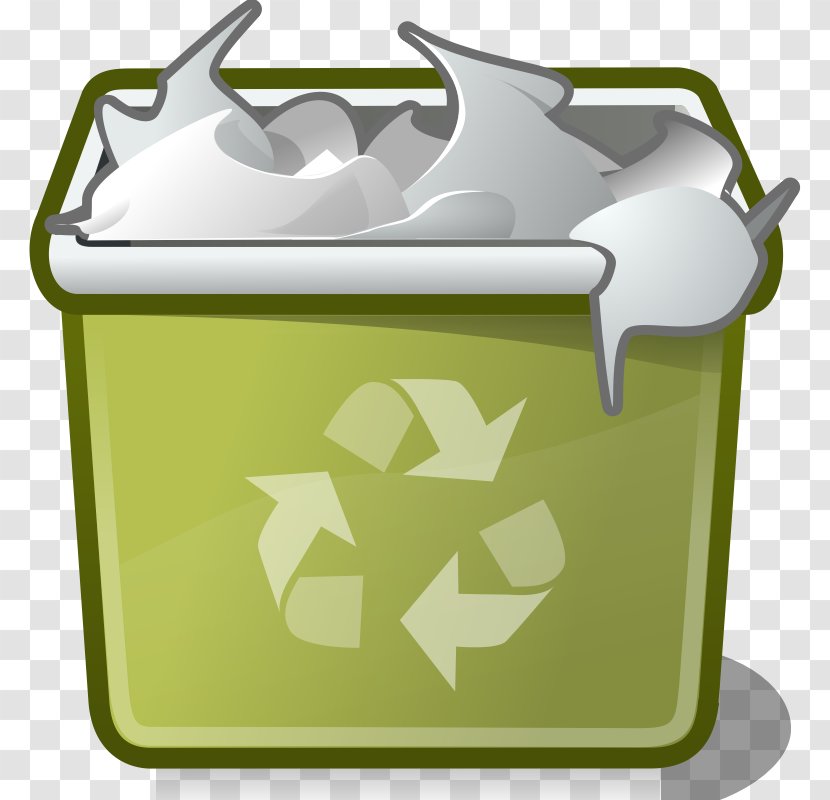 Paper Recycling Bin Rubbish Bins & Waste Baskets - Green - Allamerican Trash Transparent PNG