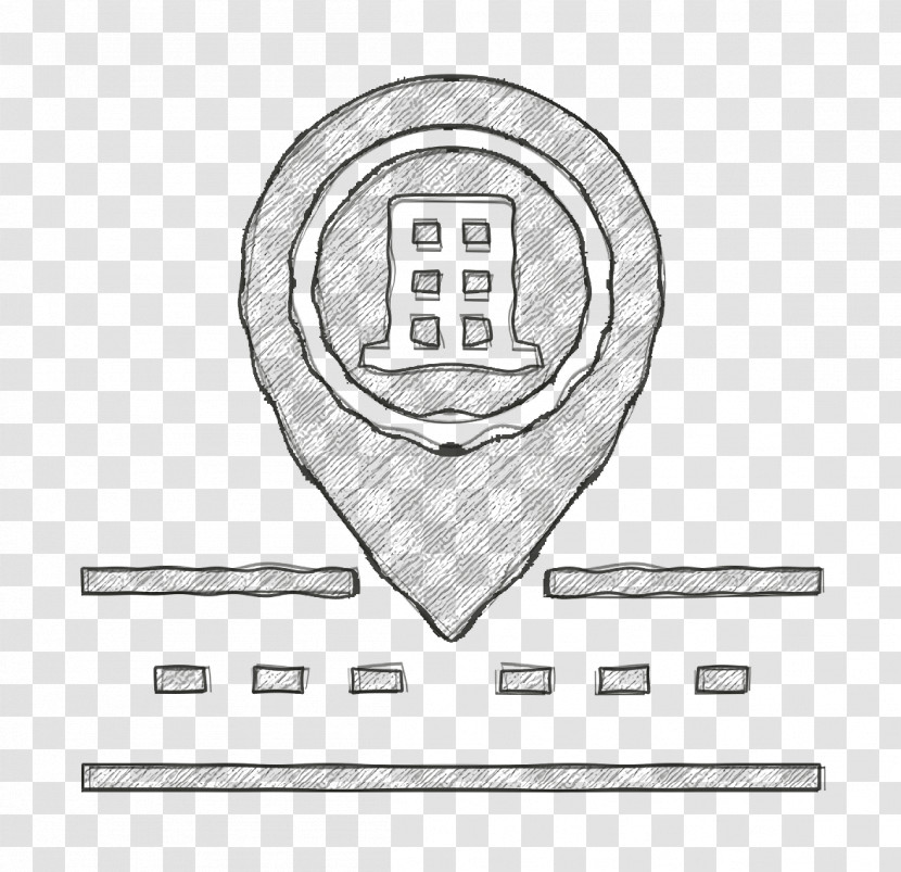 Road Icon Location Pin Icon Navigation And Maps Icon Transparent PNG