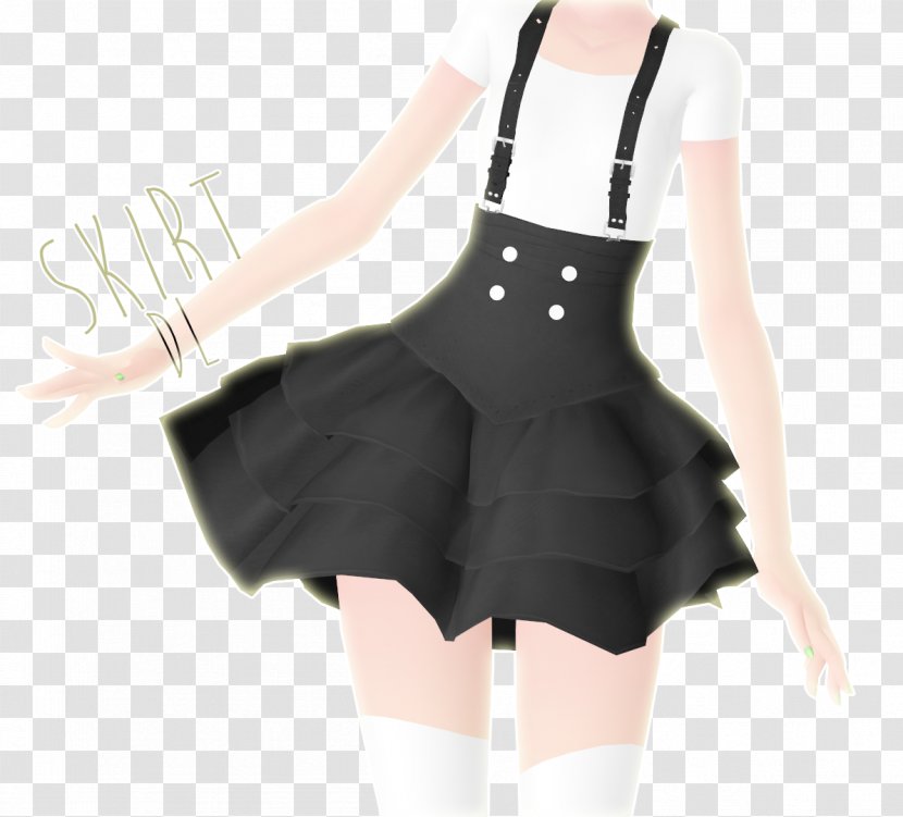 Skirt Braces Dress Overall Waist - Silhouette - Girls Transparent PNG