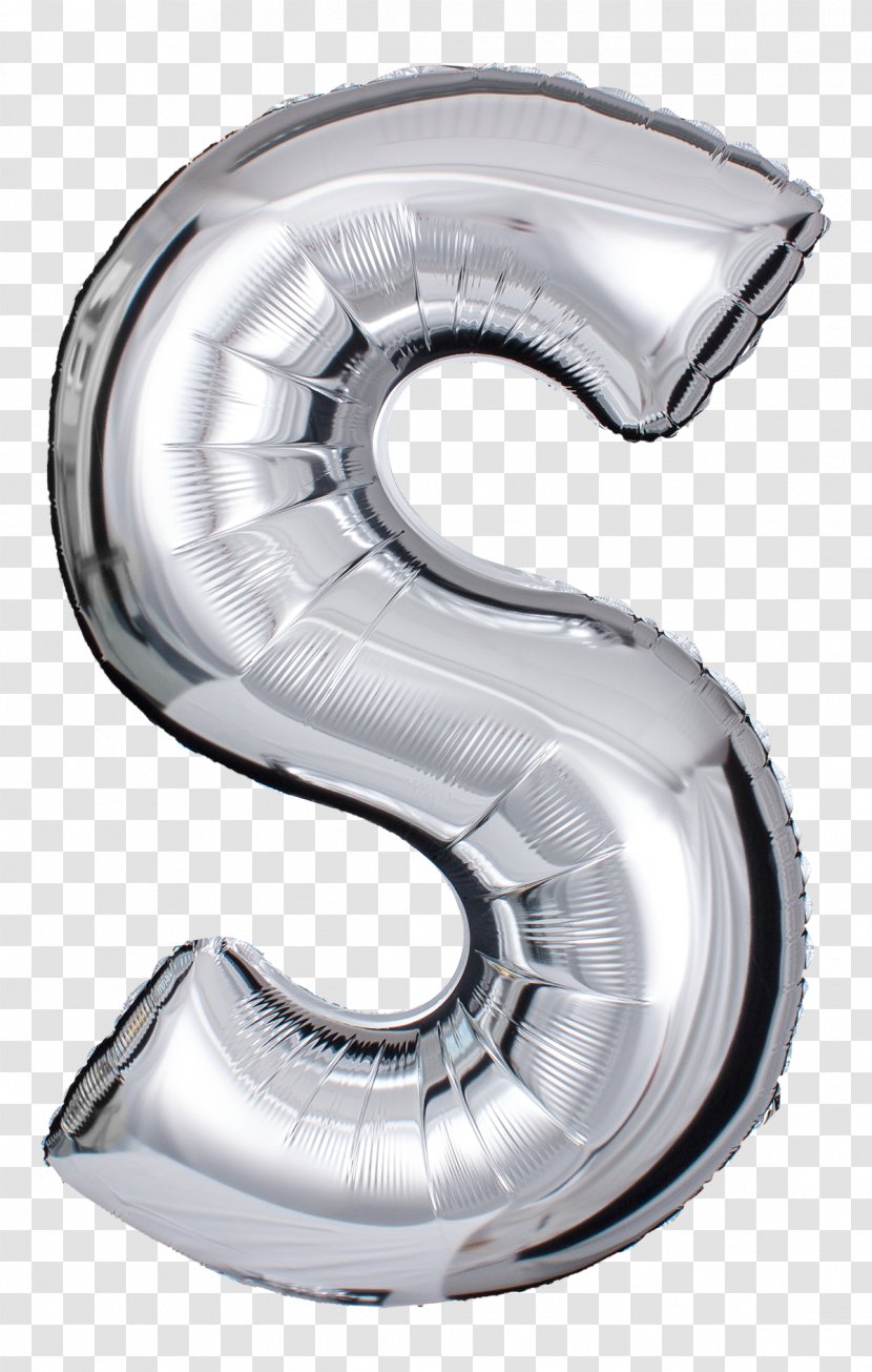 Toy Balloon Silver Letter - Symbol Transparent PNG