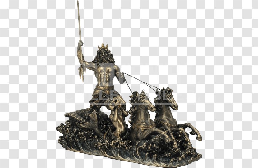 Poseidon Of Melos Artemision Bronze Hades Hippocampus - Metal - Neptune God Transparent PNG