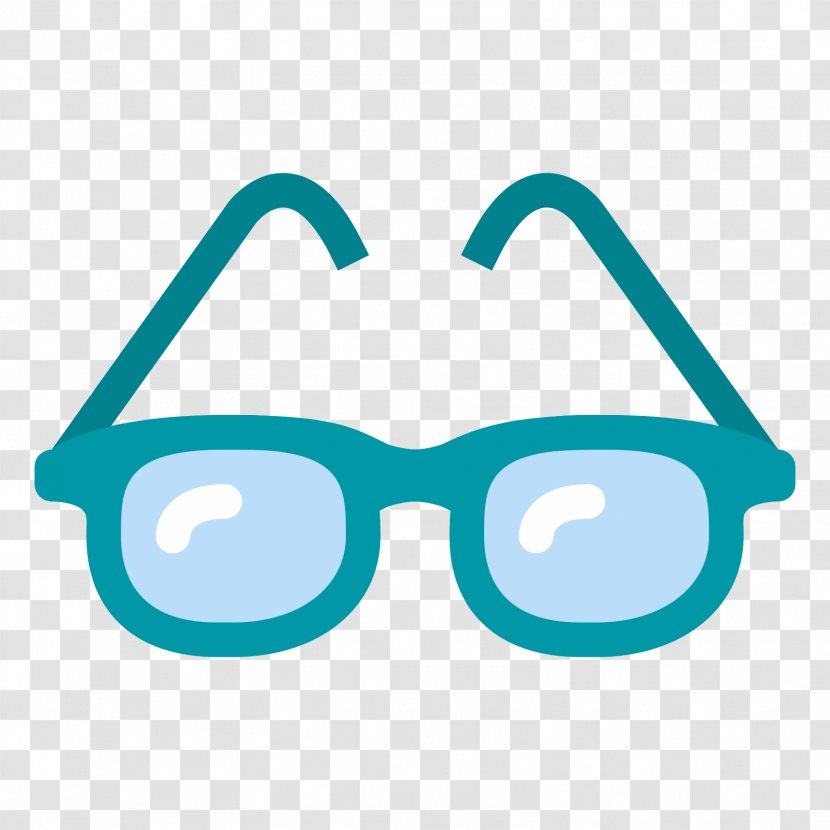 Animation Clip Art - Glasses - Turquoise Transparent PNG