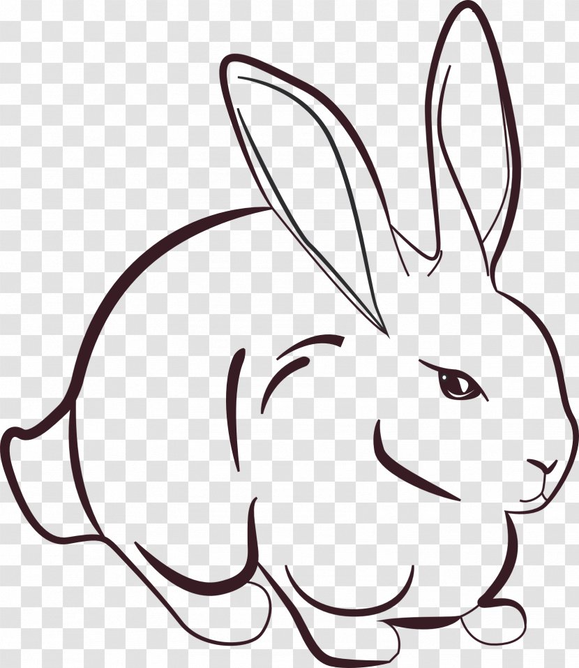 Roger Rabbit Hare Easter Bunny European Domestic - Flower Transparent PNG