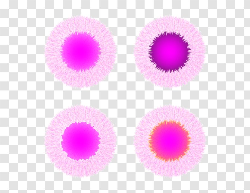 Pink M Eye Circle RTV - Purple Transparent PNG