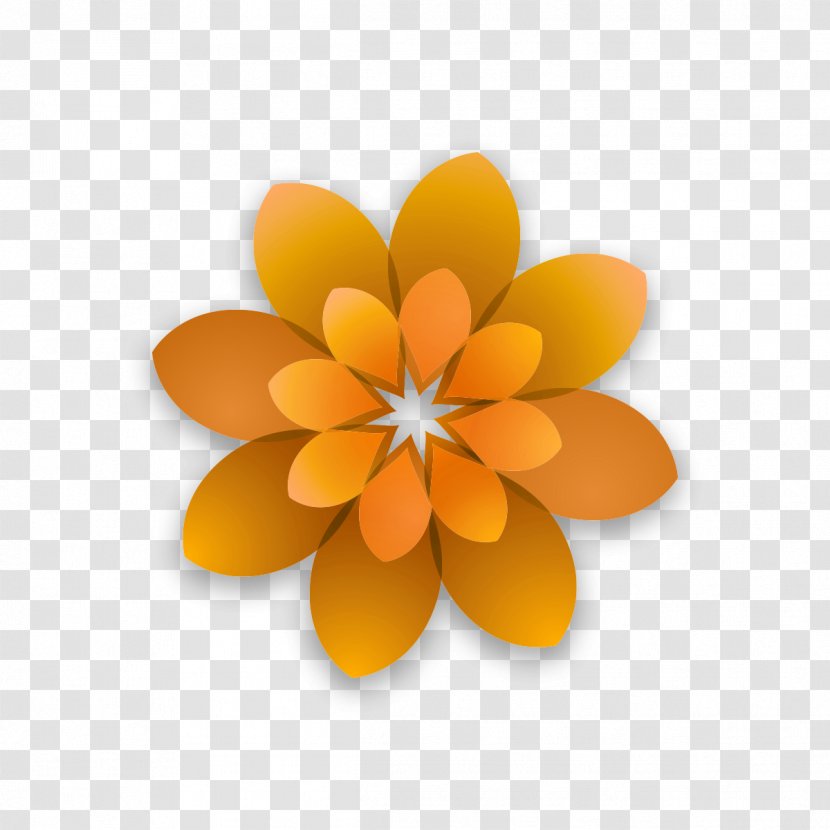 Planning Research Education Learning Environment - Yellow - Orange Flower Transparent PNG