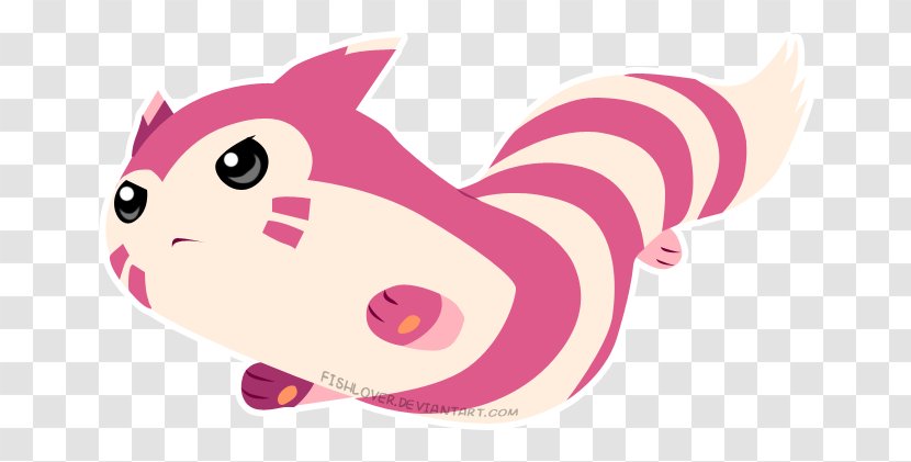 Ferret Whiskers Furret Cat Sentret - Fictional Character Transparent PNG