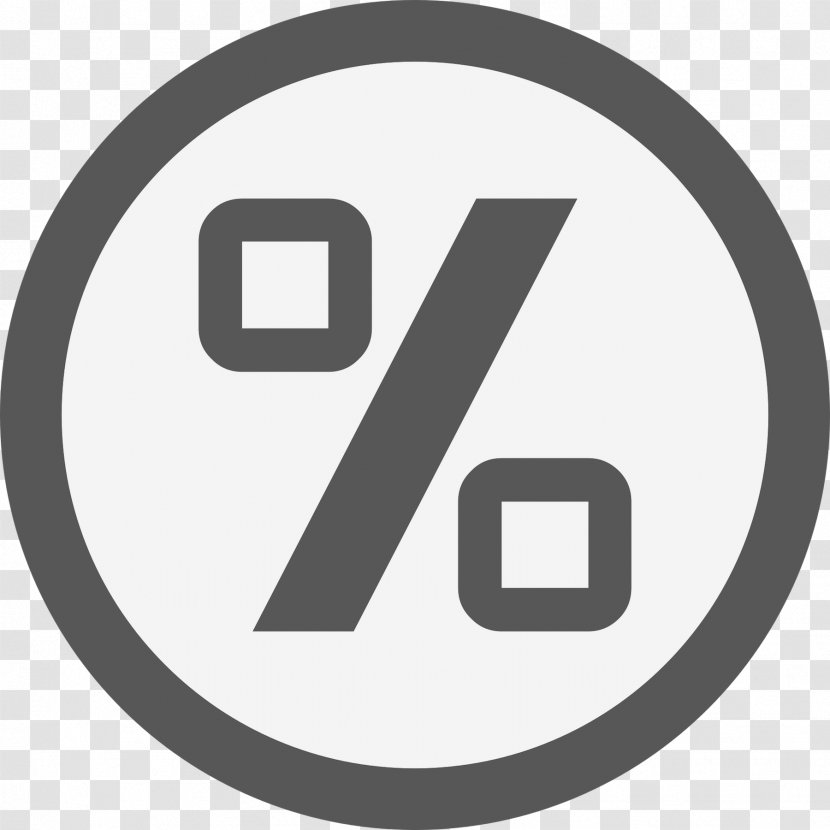 Percentage Percent Sign Car Park Symbol Parking - Text Transparent PNG