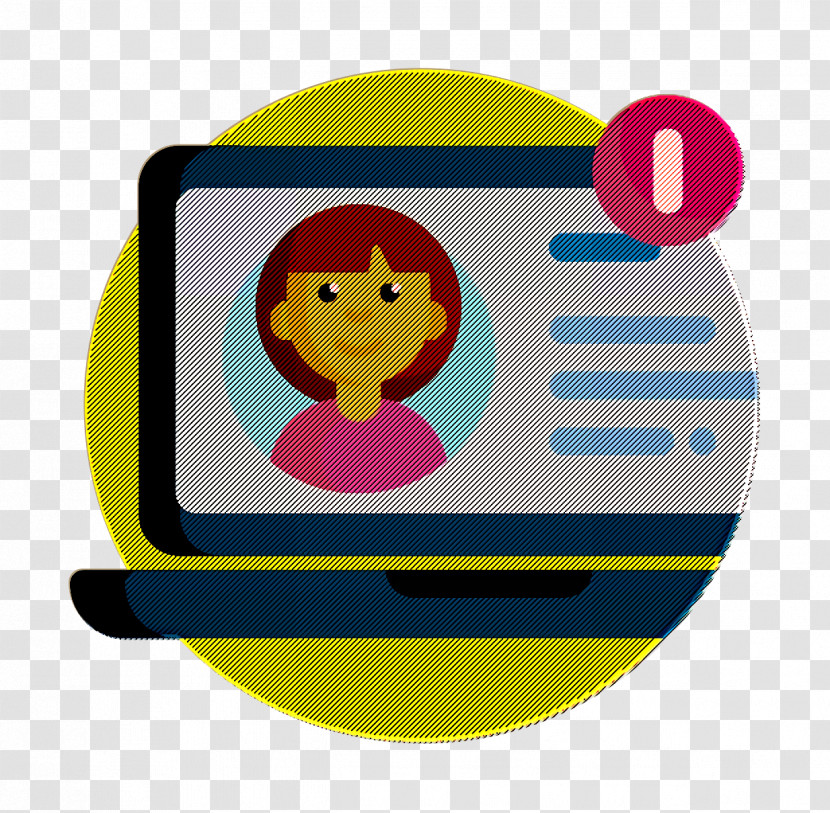 Laptop Icon Profile Icon Friendship Icon Transparent PNG
