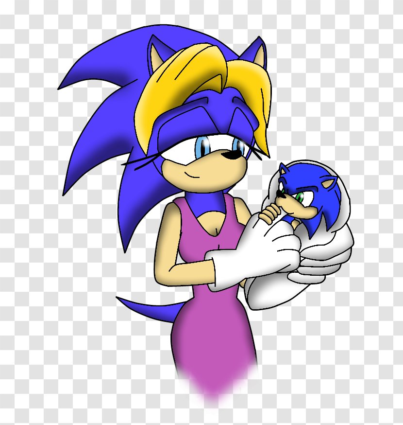 Mother's Day Father's Sonic The Hedgehog - Violet - Sulky Transparent PNG