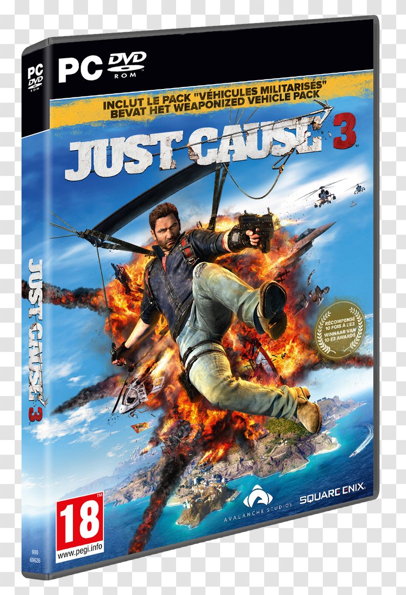 Just Cause 3 PlayStation 4 2 Transparent PNG