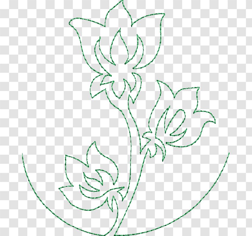 Floral Design Machine Embroidery Pattern - Organism - Flower Transparent PNG